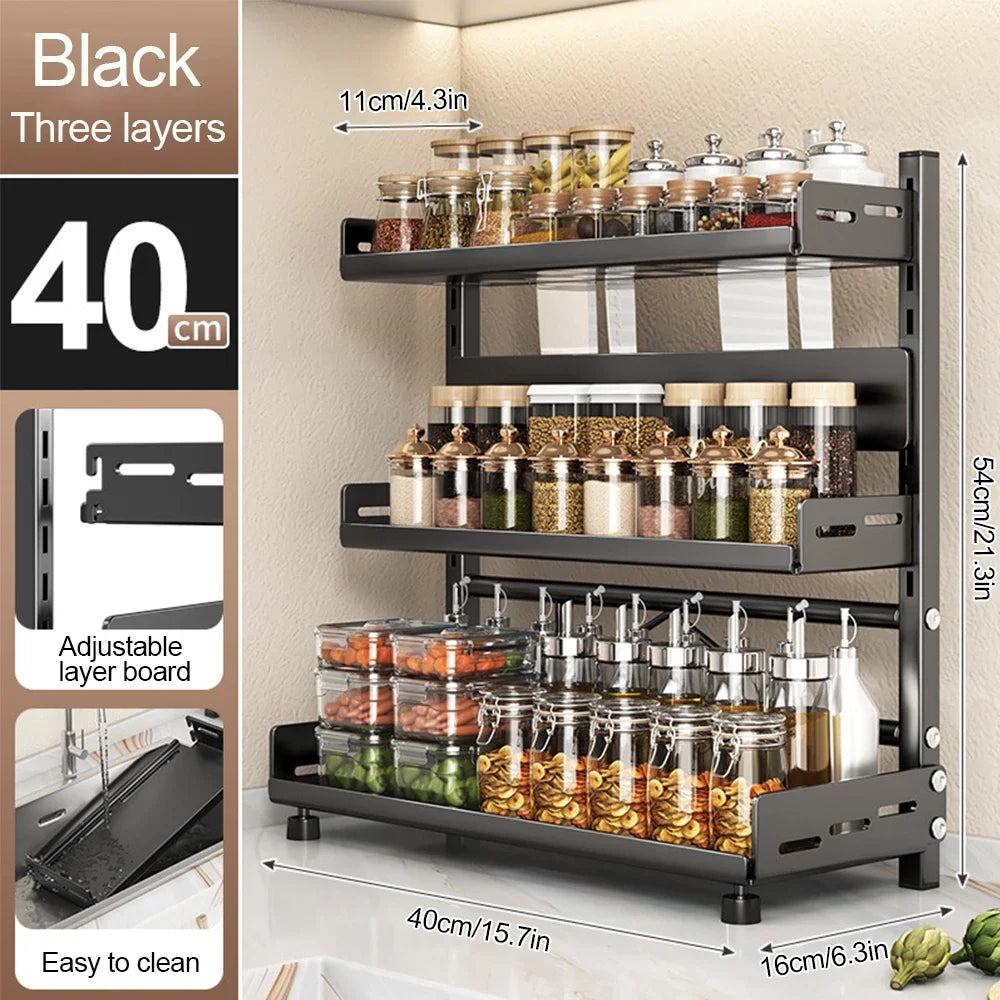 3-Tier Adjustable Spice Rack