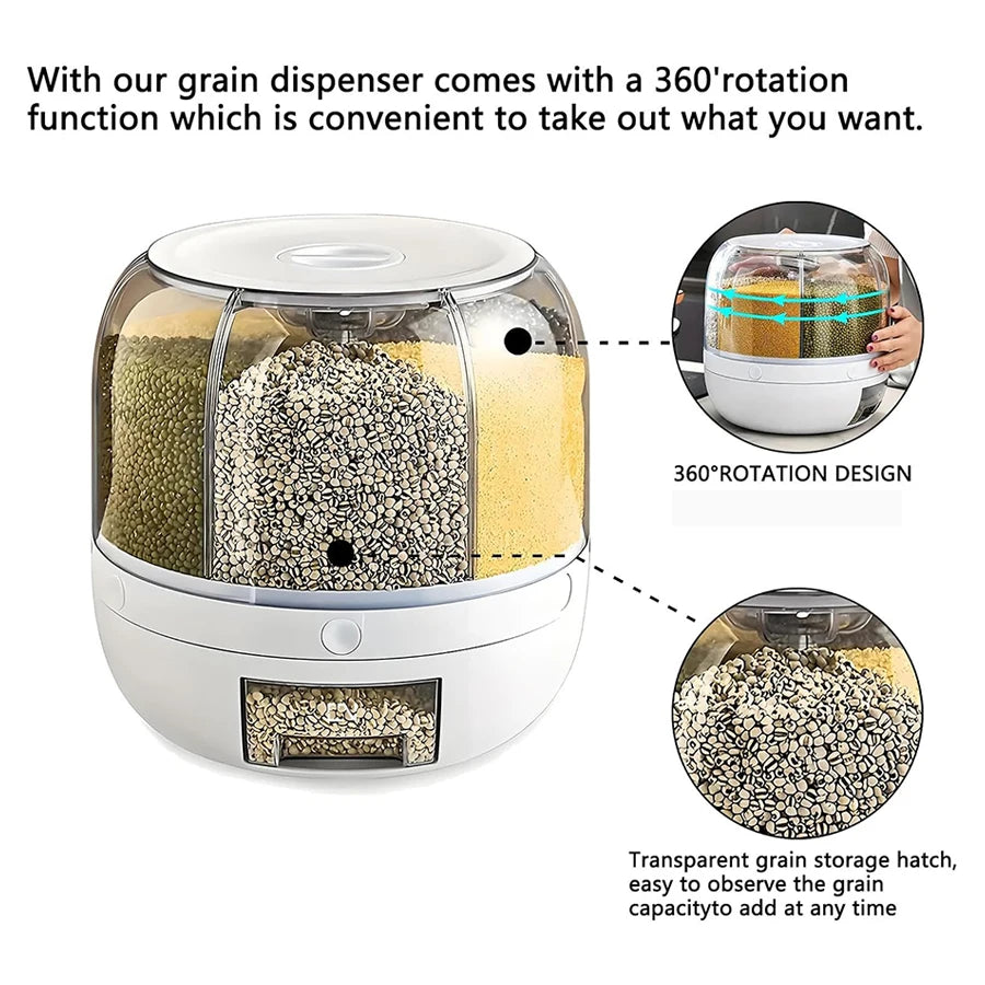 360° Rotating Food Dispenser