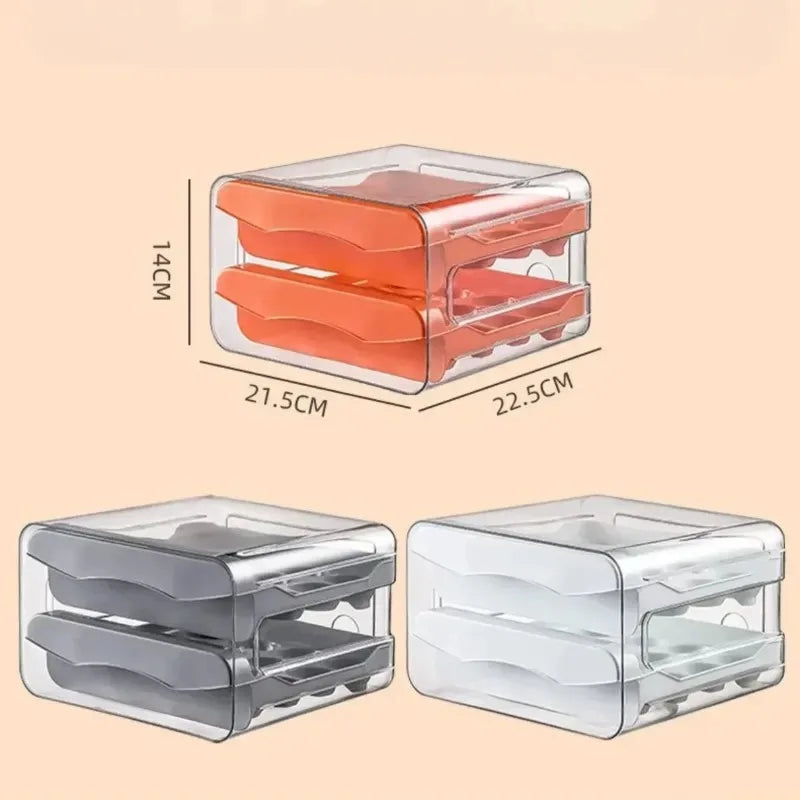 2-Tier Rolling Egg Storage Tray