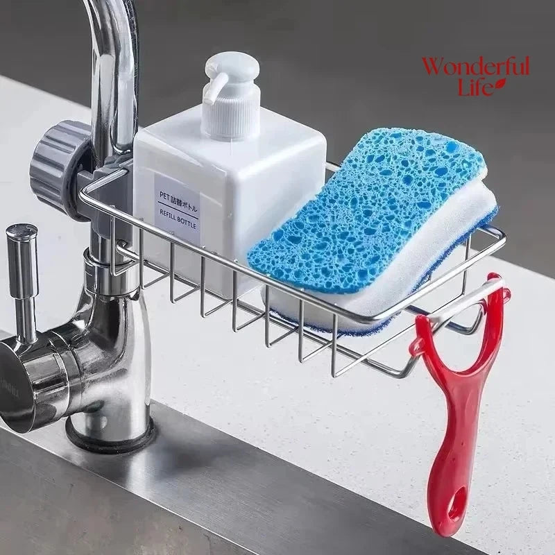 Stainless Steel Sink Organizer Rack