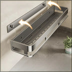 Wall-Mounted Spice Rack with Hooks