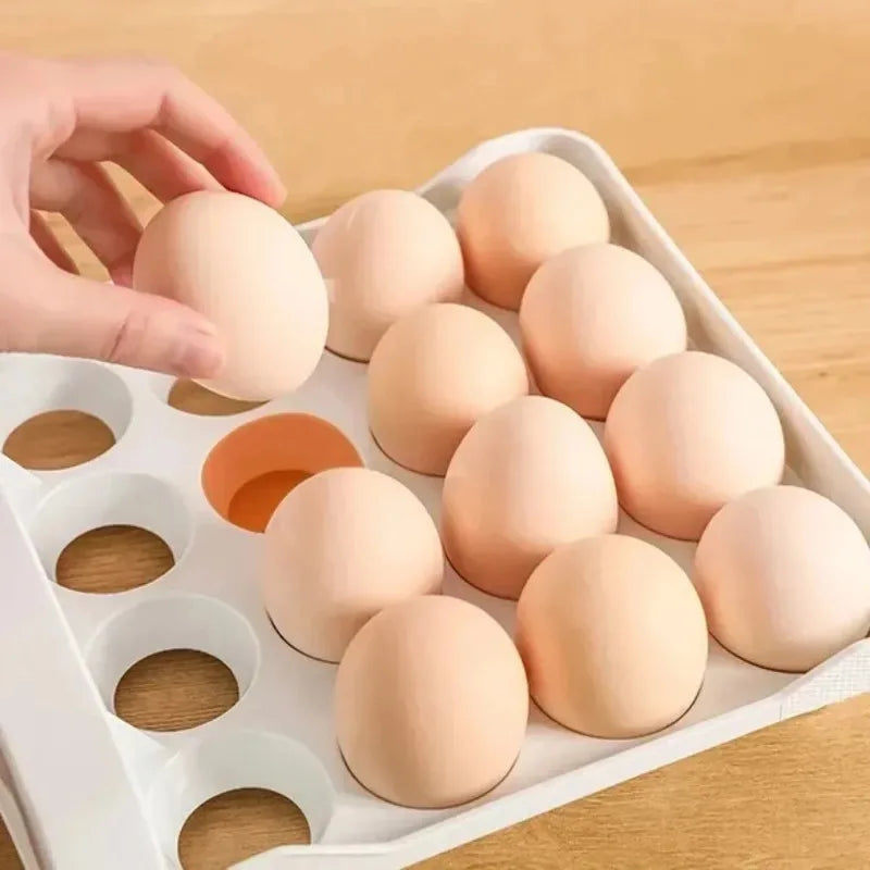2-Tier Rolling Egg Storage Tray