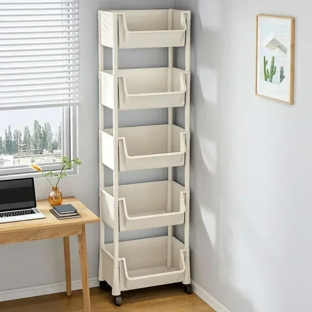 Slim Rolling Storage Cart