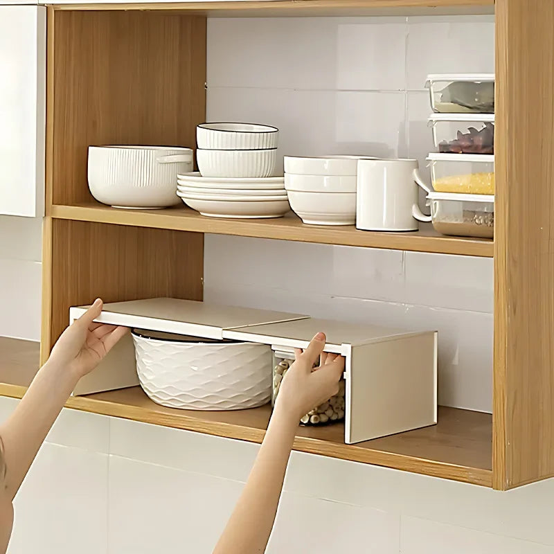 Expandable Cabinet Storage Shelf
