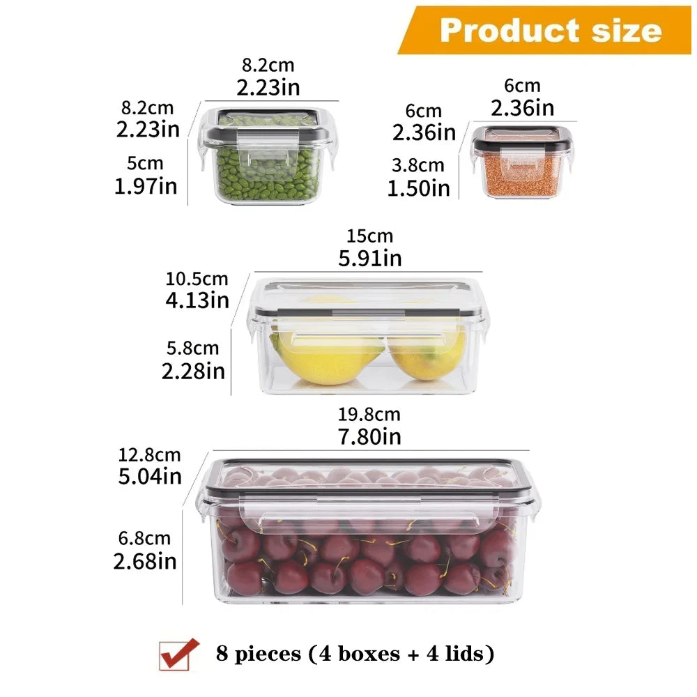 8-Piece Airtight Food Storage Set