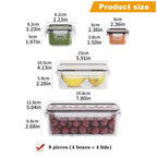 8-Piece Airtight Food Storage Set