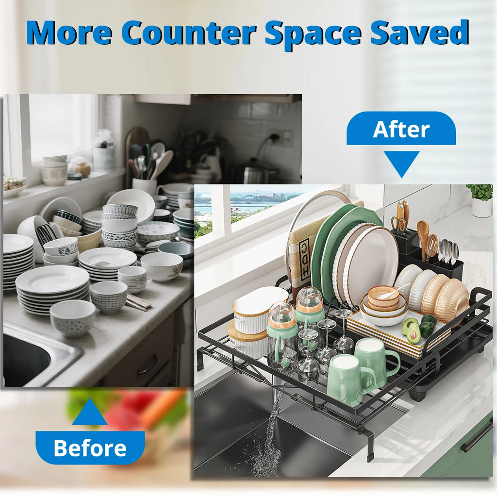 Expandable Dish Drying Rack