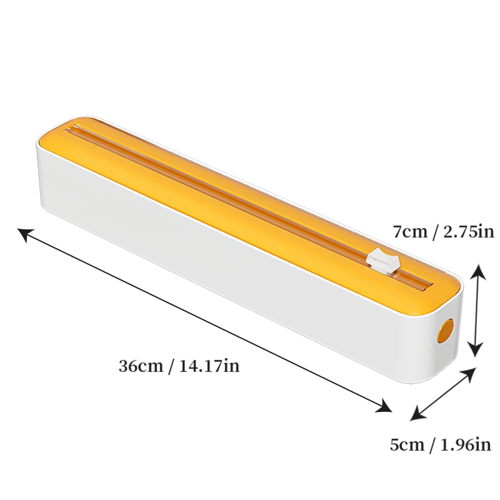 Wall-Mount Plastic Wrap Cutter