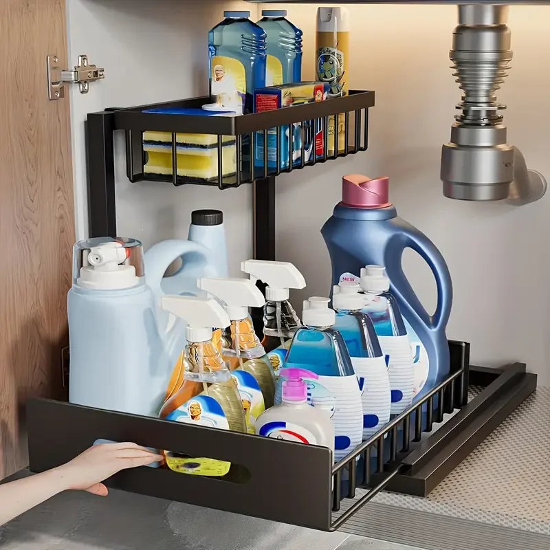 2-Tier Pull-Out Under Sink Organizer