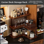 Corner Coffee Mug Organizer