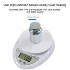 Compact Digital Kitchen Scale
