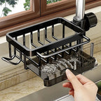 Faucet-Mounted Sink Organizer