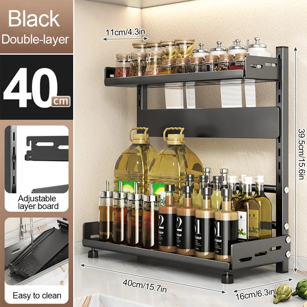 3-Tier Adjustable Spice Rack