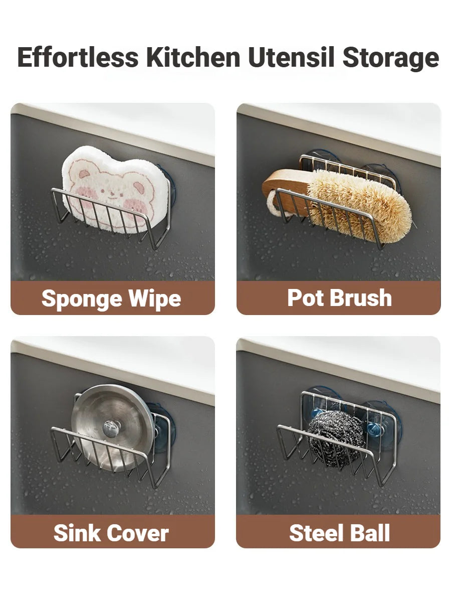 Suction Cup Sink Sponge Holder
