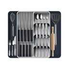 Expandable Drawer Cutlery Organizer with Knife Holder