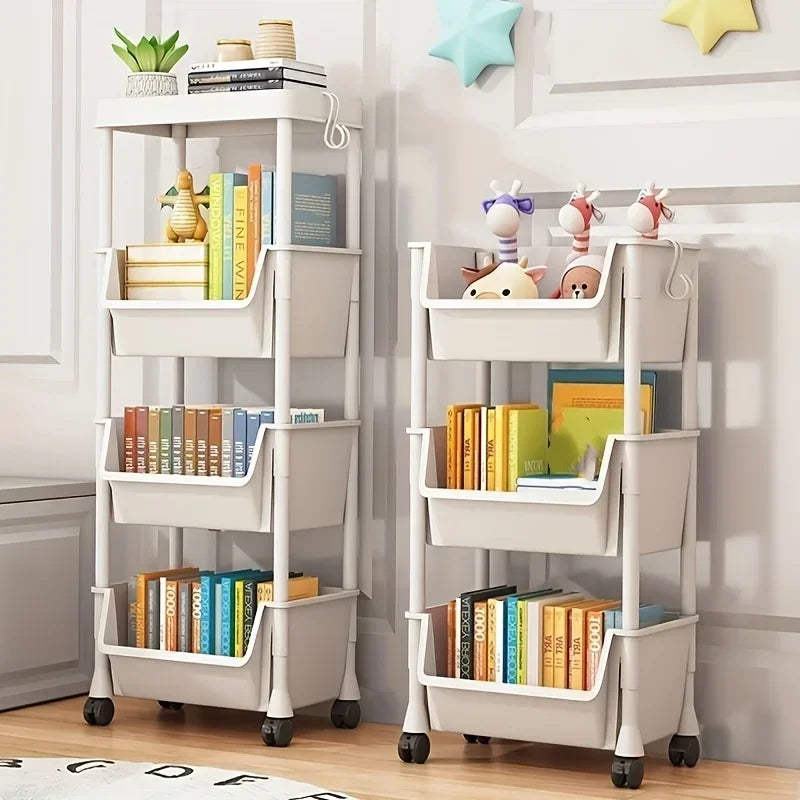 Slim Rolling Storage Cart