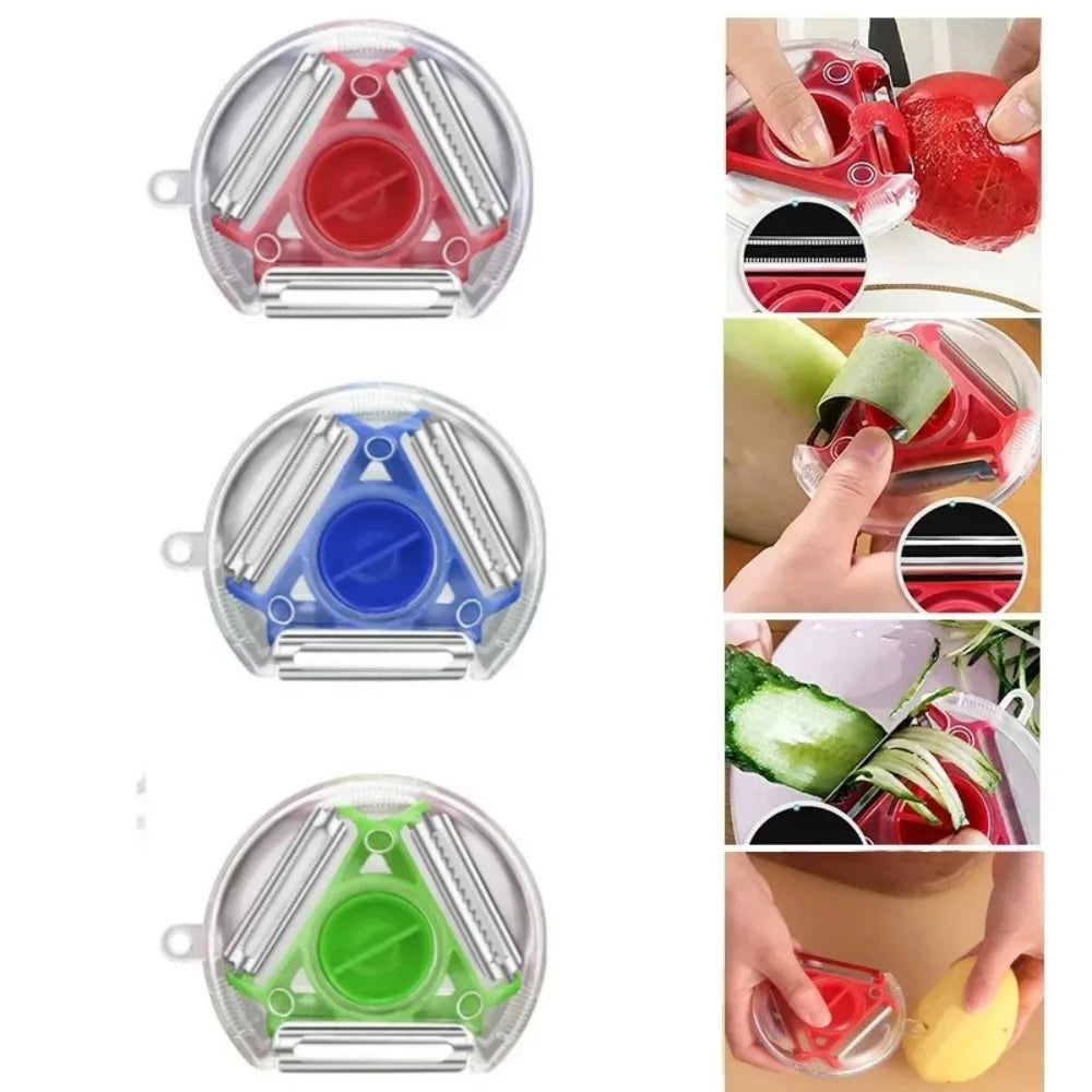 3-in-1 Rotary Vegetable Peeler