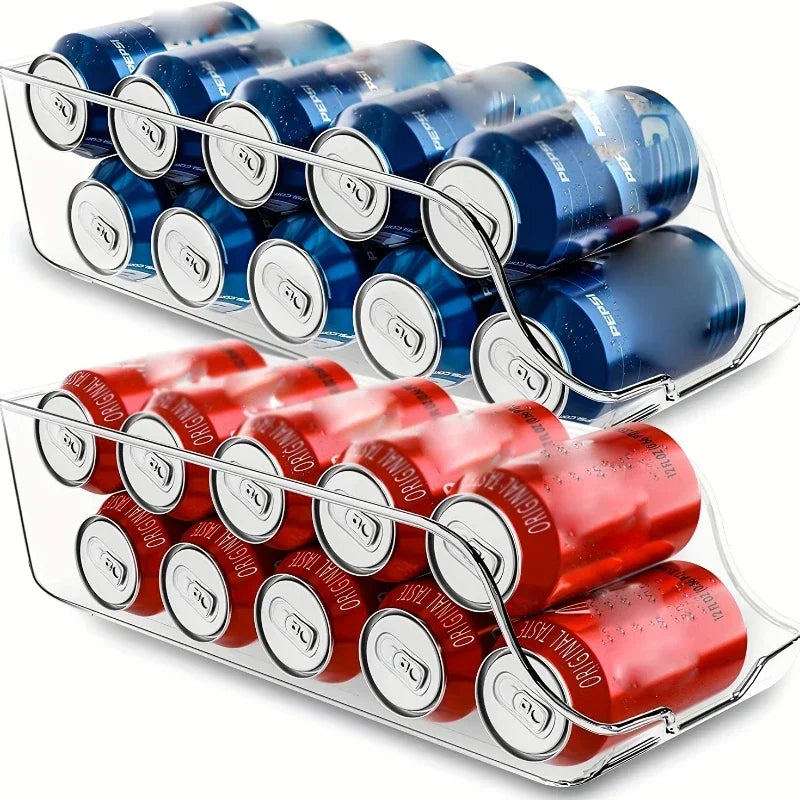 Auto-Rolling Can Dispenser Organizer