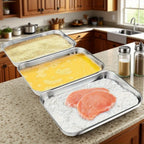 3-Piece Stainless Steel Food Storage Set