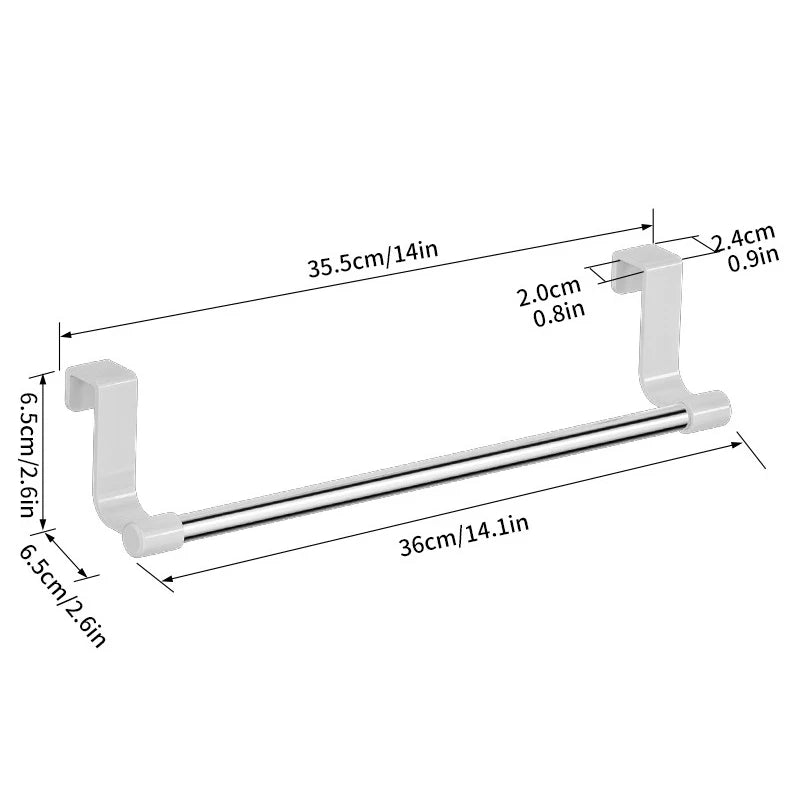 Over-Door Towel Rack