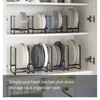 Kitchen Plate Storage Rack