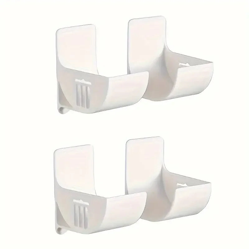 4-Piece Adhesive Kitchen Storage Rack