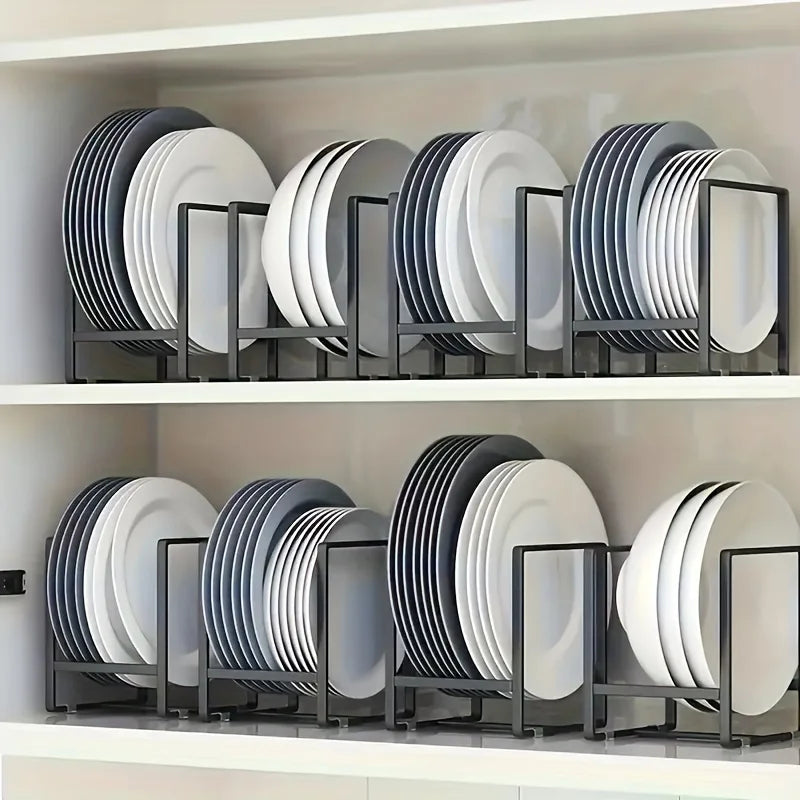 Kitchen Plate Storage Rack