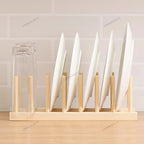 Bamboo Dish & Lid Organizer