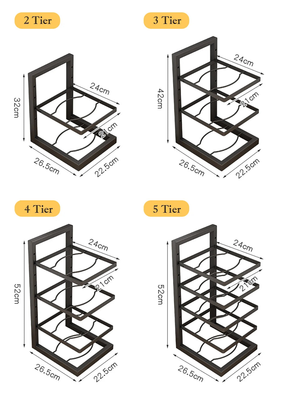 Adjustable Pot & Pan Organizer