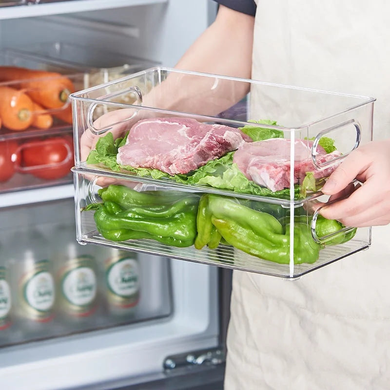 Clear Refrigerator Storage Box