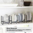 Kitchen Plate Storage Rack