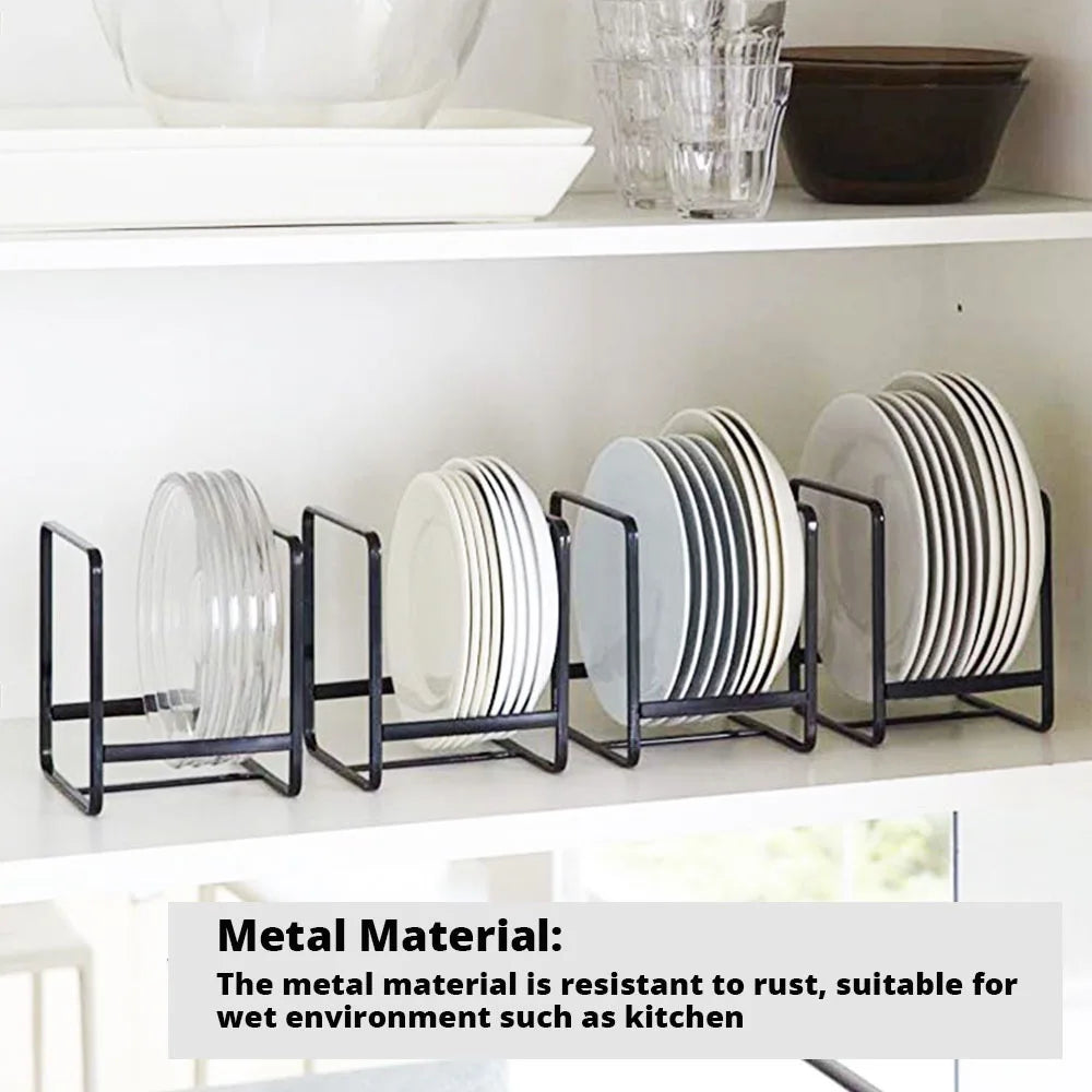 Kitchen Plate Storage Rack