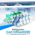 Auto-Rolling Can Dispenser Organizer