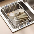 Telescopic Stainless Steel Sink Rack