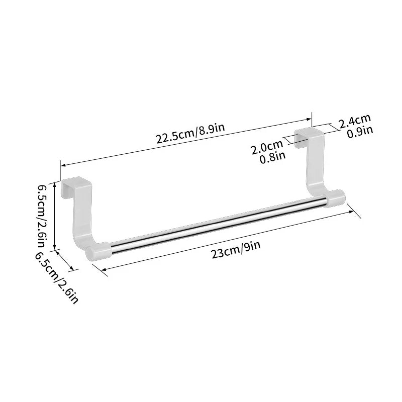 Over-Door Towel Rack
