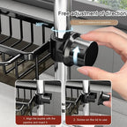 Faucet-Mounted Sink Organizer