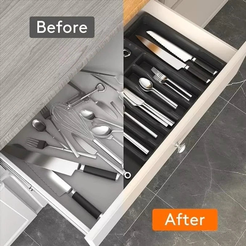 Adjustable Expandable Cutlery Organizer