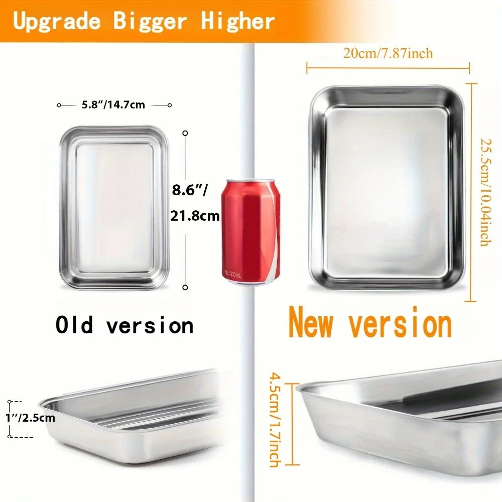 3-Piece Stainless Steel Food Storage Set