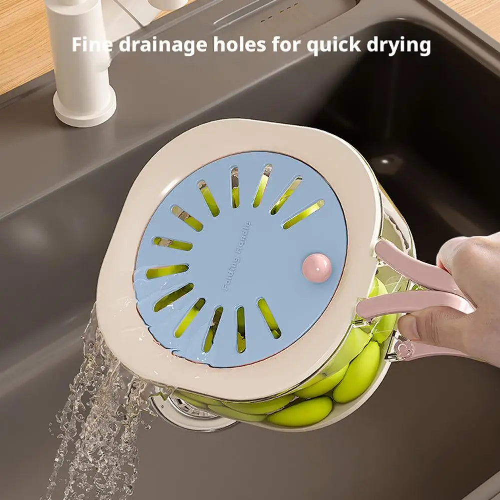 Rotating Fruit Washing & Draining Basket