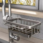 Faucet-Mounted Sink Organizer