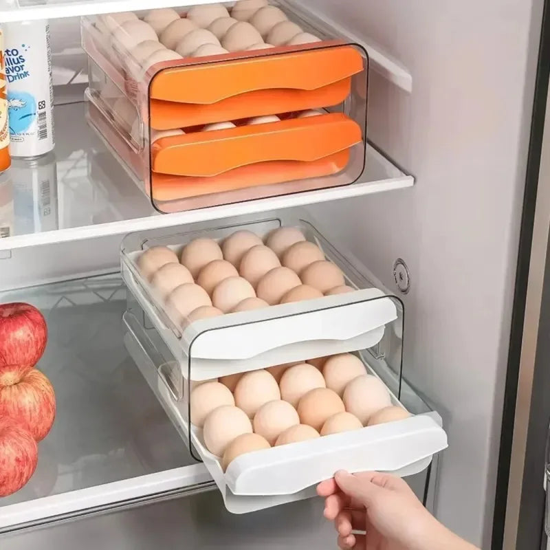 2-Tier Rolling Egg Storage Tray