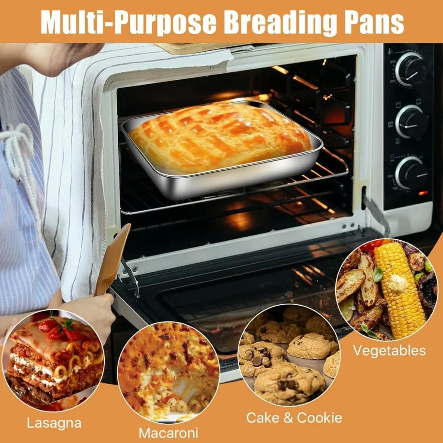 3-Piece Stainless Steel Food Storage Set