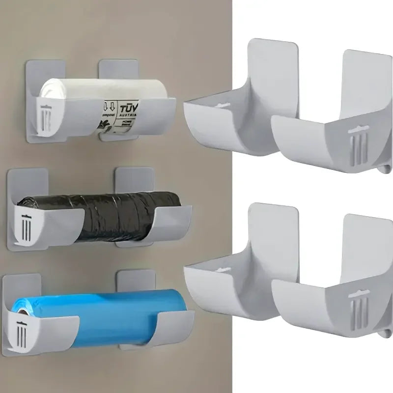 4-Piece Adhesive Kitchen Storage Rack