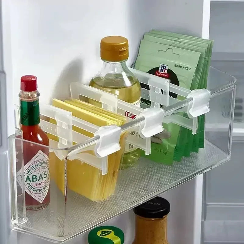 Adjustable Refrigerator Shelf Dividers