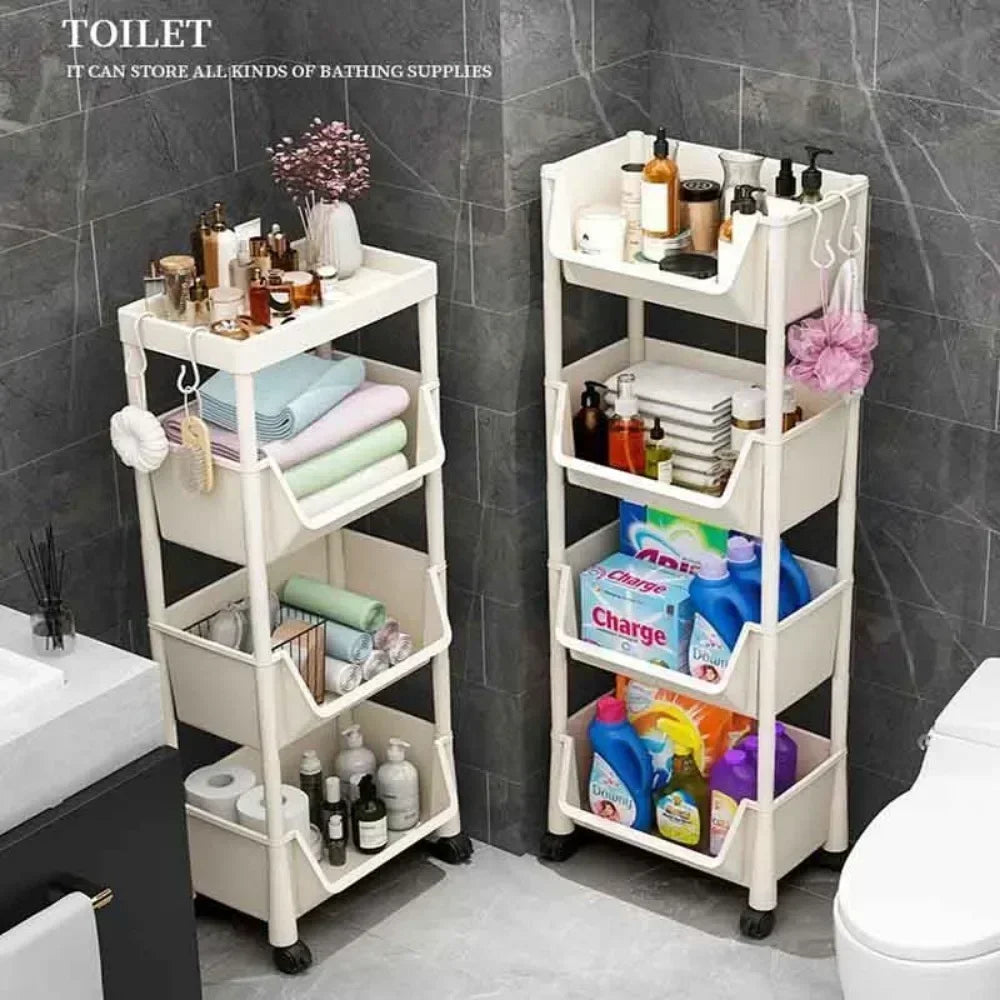 Slim Rolling Storage Cart