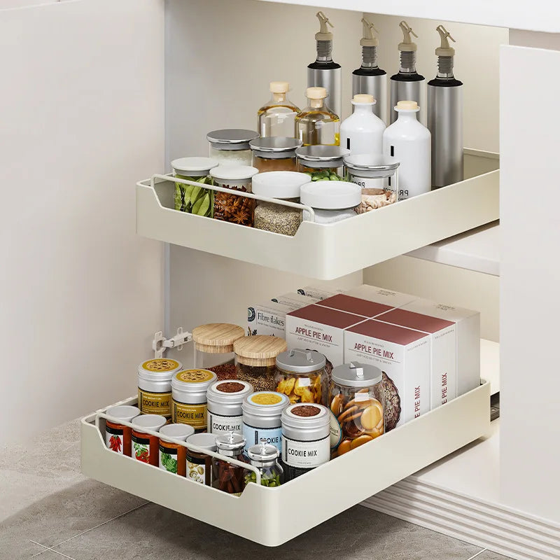 Pull-Out Cabinet Storage Drawer