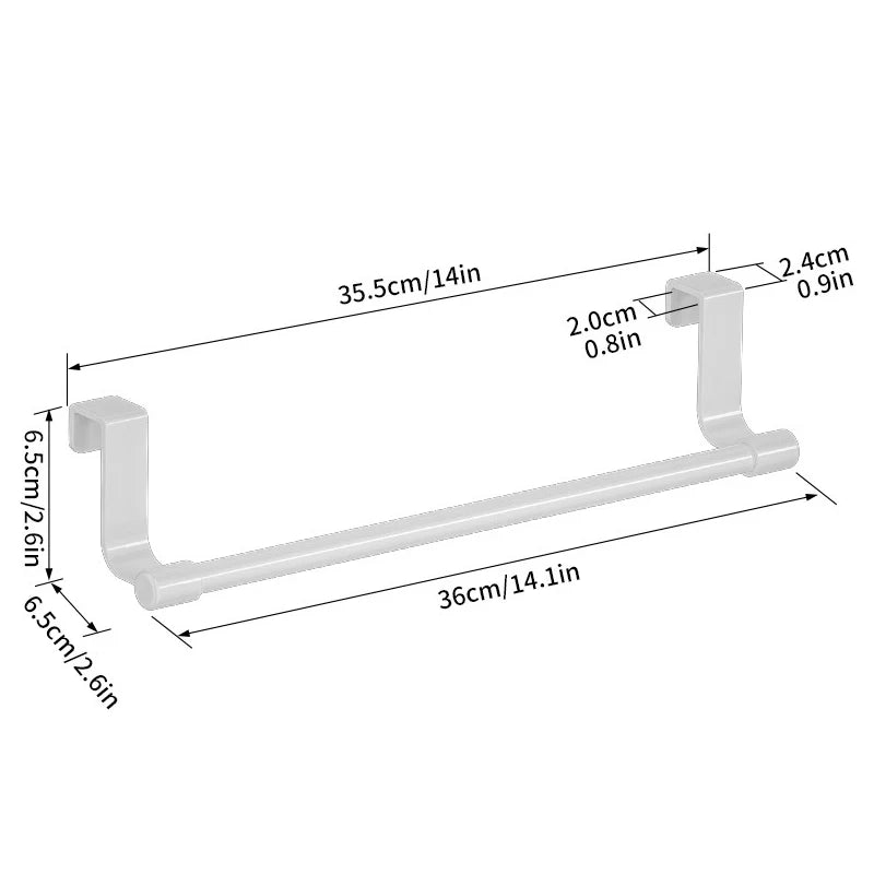 Over-Door Towel Rack
