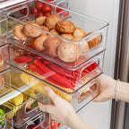 Clear Refrigerator Storage Box