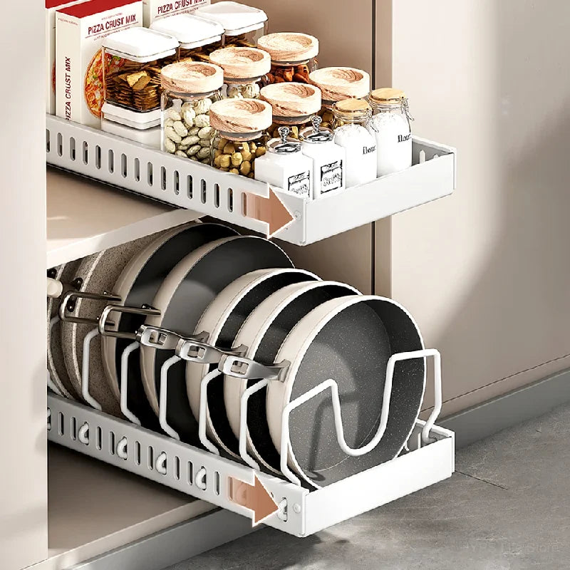 Pull-Out Pots & Pans Organizer