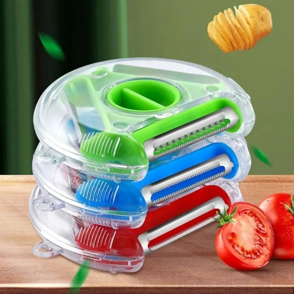 3-in-1 Rotary Vegetable Peeler